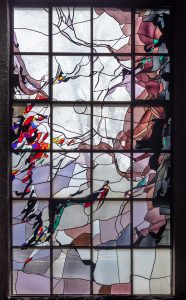 Kirche St. Gertrud, Köln, Architekt: Gottfried Boehm, Entwurf: 1960, Übergabe: 1965, Fenster, Fritz Hans Lauten, 1968