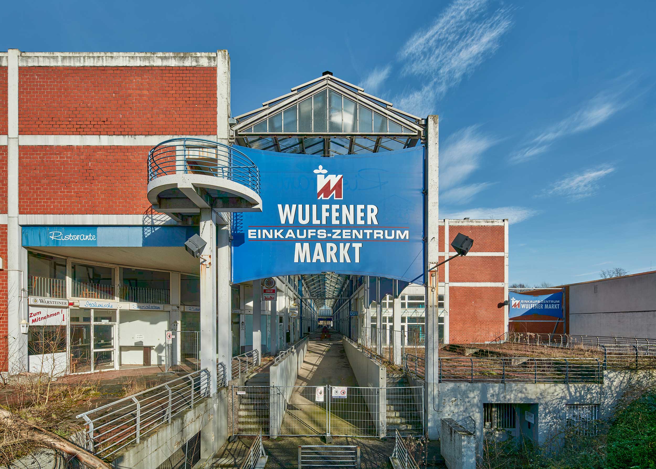 Dorsten, Wulfen-Barkenberg, Einkaufszentrum "Wulfener Markt", Architekt: Prof. Josef Kleihues