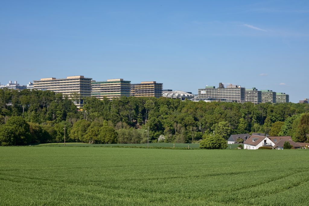 Ruhr Universität Bochum, Ansicht aus Südwest